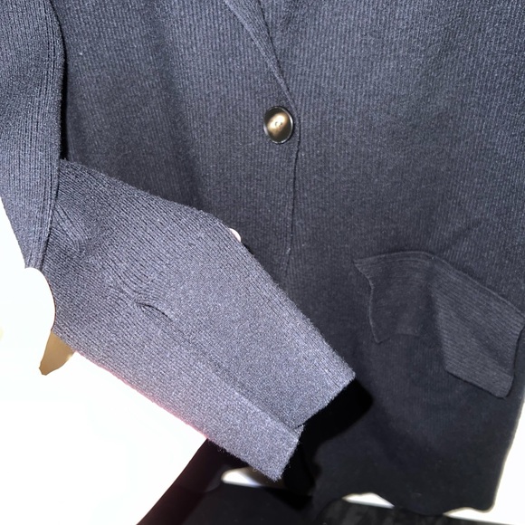 Free People Black Blazer-Style Sweater - Picture 5 of 6